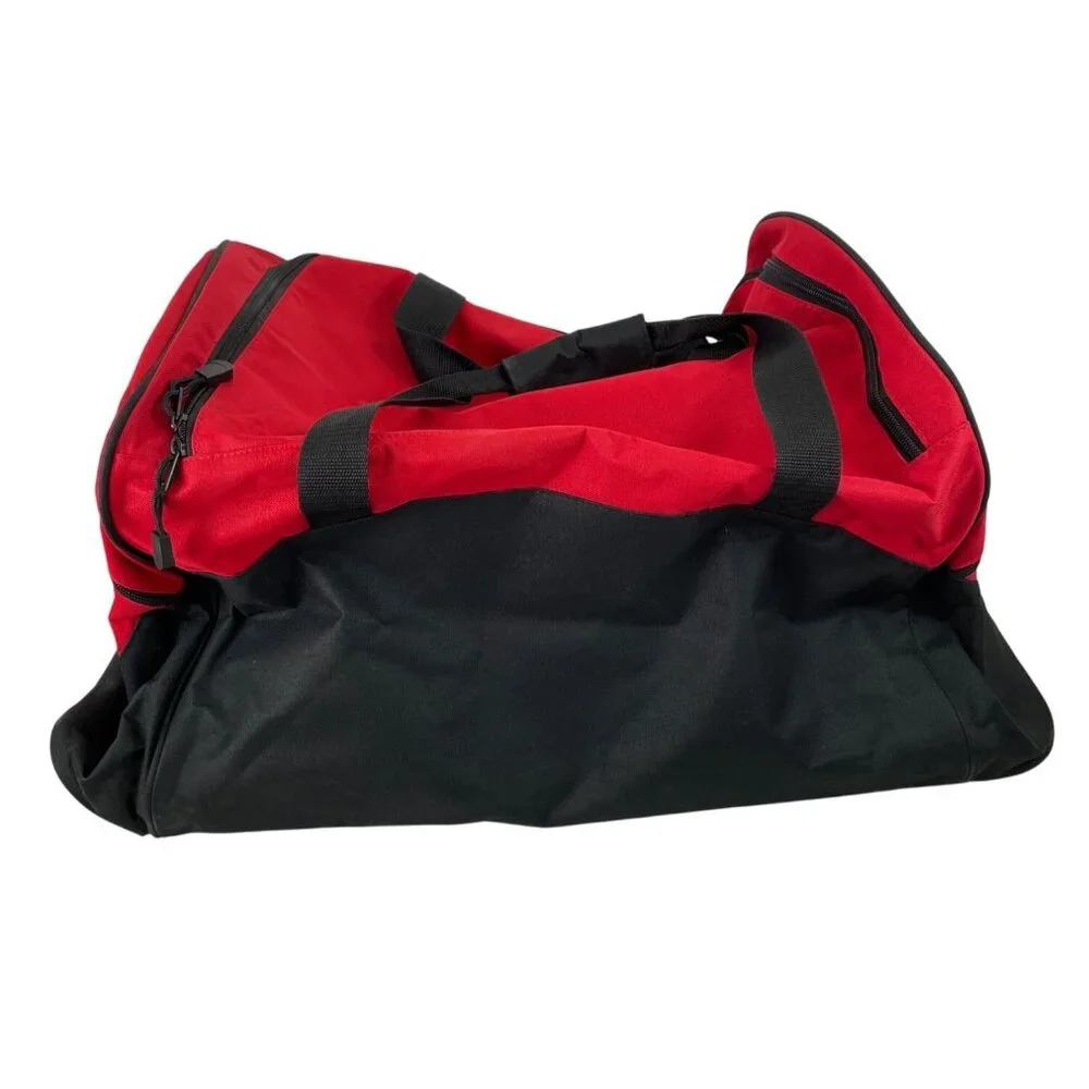Ohio Valley Region Porsche Club of America Black & Red Canvas Duffle Bag